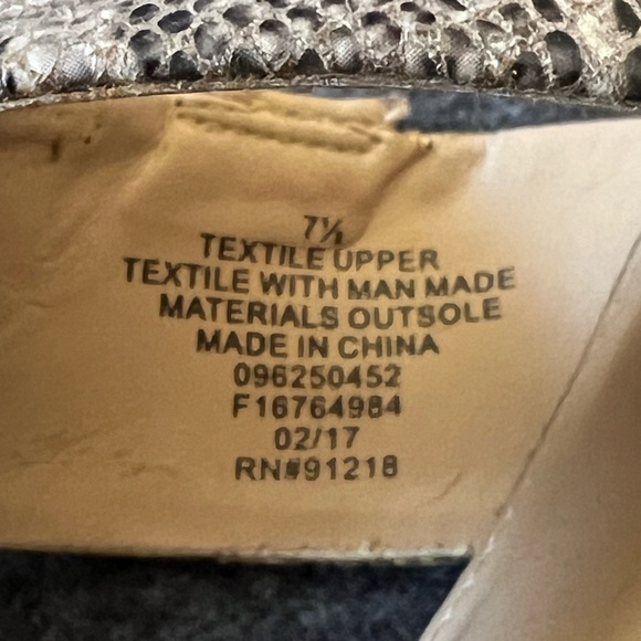 Who What Wear Slipper Heel Sandals Snakeskin Print - Picture 11 of 11